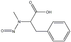 N-Nitroso-N-methyl-DL-phenylalanine Struktur