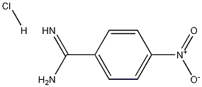 Benzenecarboximidamide, 4-nitro-, hydrochloride Struktur