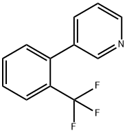 Pyridine, 3-[2-(trifluoromethyl)phenyl]- Struktur