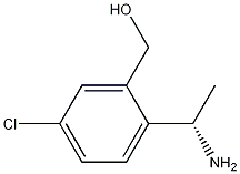 Benzenemethanol, 2-[(1S)-1-aminoethyl]-5-chloro- Struktur