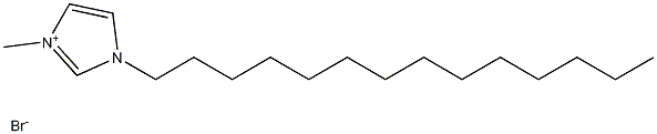 1-tetradecyl-3-methylimidazolium bromide Struktur