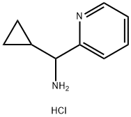 cyclopropyl(pyridin-2-yl)methanamine hydrochloride Struktur