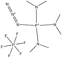 AZIDOTRIS(DIMETHYLAMINO)PHOSPHONIUM HEXAFLUOROPHOSPHATE Struktur