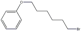 Benzene, ((6-bromohexyl)oxy)- Struktur