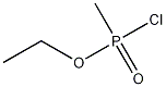 METHYLPHOSPHONOCHLORIDICACIDEHTYLESTER Struktur