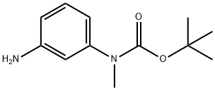 3-(N-TERT-BUTOXYCARBONYL-N-METHYLAMINO)ANILINE Struktur