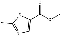 methyl 2-methylthiazole-5-carboxylate Struktur