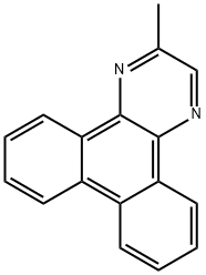 2-Methyldibenzo[F,H]quinoxaline Struktur