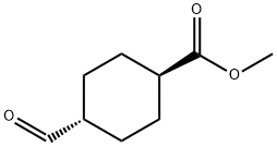 (1r,4r)-methyl 4-formylcyclohexanecarboxylate Struktur