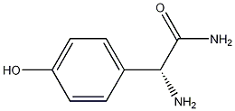 (R)-2-amino-2-(4-hydroxyphenyl)acetamide Struktur