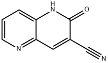 1,2-Dihydro-2-oxo-1,5-naphthyridine-3-carbonitrile Struktur