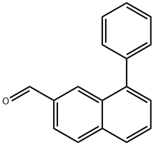 8-Phenylnaphthalene-2-carboxaldehyde Struktur