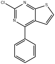 2-Chloro-4-phenyl-thieno[2,3-d]pyrimidine Struktur