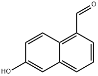 6-Hydroxynaphthalene-1-carboxaldehyde Struktur