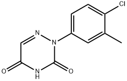 2-(4-Chloro-3-methylphenyl)-1,2,4-triazine-3,5(2H,4H)-dione Struktur