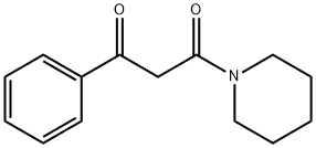 1-phenyl-3-(piperidin-1-yl)propane-1,3-dione Struktur