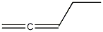 1,2-Pentadiene Struktur