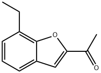 2-Acetyl-7-ethylbenzofuran Struktur