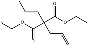 2-Propenylpropylpropanedioic Acid Diethyl Ester Struktur