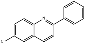 2-Phenyl-6-chloroquinoline Struktur