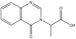 2-(4-OXOQUINAZOLIN-3(4H)-YL)PROPANOIC ACID Struktur