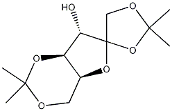 1,2:4,6-Di-O-isopropylidene-L-sorbofuranose Struktur