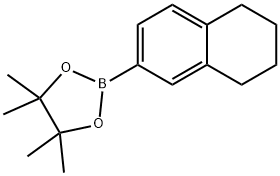 4,4,5,5-Tetramethyl-2-(5,6,7,8-tetrahydronaphthalen-2-yl)-1,3,2-dioxaborolane Struktur