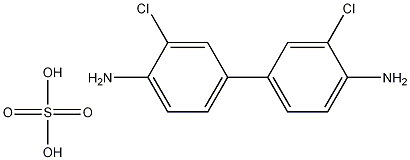 Benzidine, 3,3'-dichloro-, sulfate Struktur