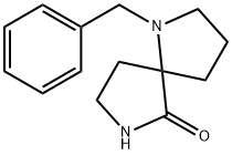 1-benzyl-1,7-diazaspiro[4.4]nonan-6-one Struktur