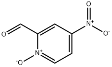 4-Nitro-2-formylpyridine N-oxide Struktur