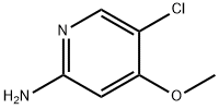 2-Amino-5-chloro-4-methoxypyridine Struktur