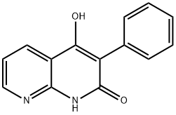 4-Hydroxy-3-phenyl-1,8-naphthyridin-2(1H)-one Struktur