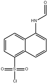 5-(Formylamino)-1-naphthalenesulfonyl Chloride Struktur