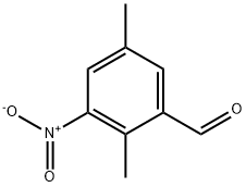 2,5-Dimethyl-3-nitrobenzaldehyde Struktur