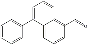 5-Phenylnaphthalene-1-carboxaldehyde Struktur