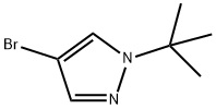 4-bromo-1-tert-butyl-1H-pyrazole Structure