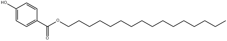 4-Hydroxybenzoic acid hexadecyl ester Struktur