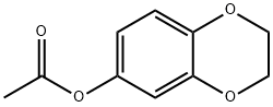 6-Hydroxy-1,4-benzodioxane 6-Acetate Struktur