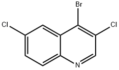 4-Bromo-3,6-dichloroquinoline Struktur