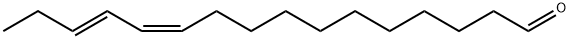 (Z,E)-11,13-Hexadecadienal Struktur
