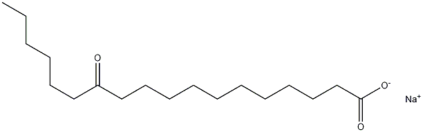 12-Ketostearic Acid Sodium Salt
 Struktur