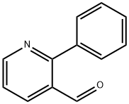 2-Phenylpyridine-3-carboxaldehyde Struktur