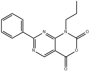 7-phenyl-1-propyl-1H-pyrimido[4,5-d][1,3]oxazine-2,4-dione Struktur