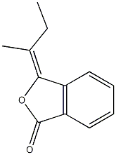 1(3H)-Isobenzofuranone, 3-butylidene-, (3E)- Struktur