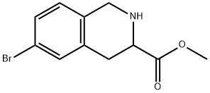 6-Bromo-1,2,3,4-tetrahydro-quinoline-2-carboxylic acid methyl ester Struktur