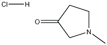 1-Methyl-3-pyrrolidinone hydrochloride Struktur