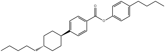 4-Butylphenyl 4-(trans-4-pentylcyclohexyl)benzoate Struktur