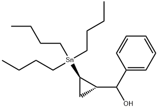 Phenyl(2-(tributylstannyl)cyclopropyl)methanol Struktur