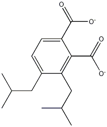 Diisobutylphthalate Struktur