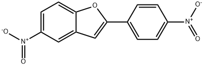 5-nitro-2-(4-nitrophenyl)benzofuran Struktur